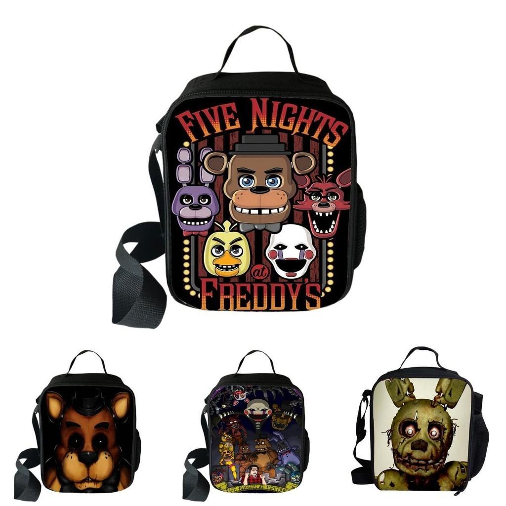 Torba śniadaniowa termoizolacyjna z nadrukiem 3D Five Nights At Freddy's o dużej pojemności do wszechstronnego użytku