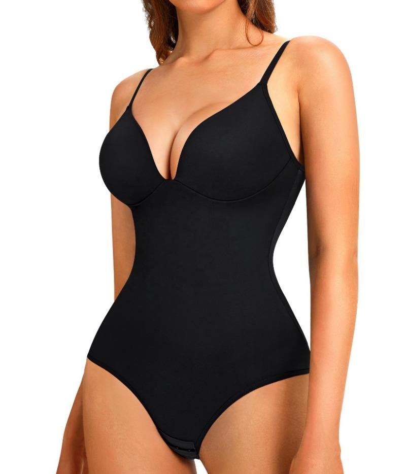 High-end Shapewear Camisole V-neck Waist and Belly Sexy Shapewear One-piece Suit