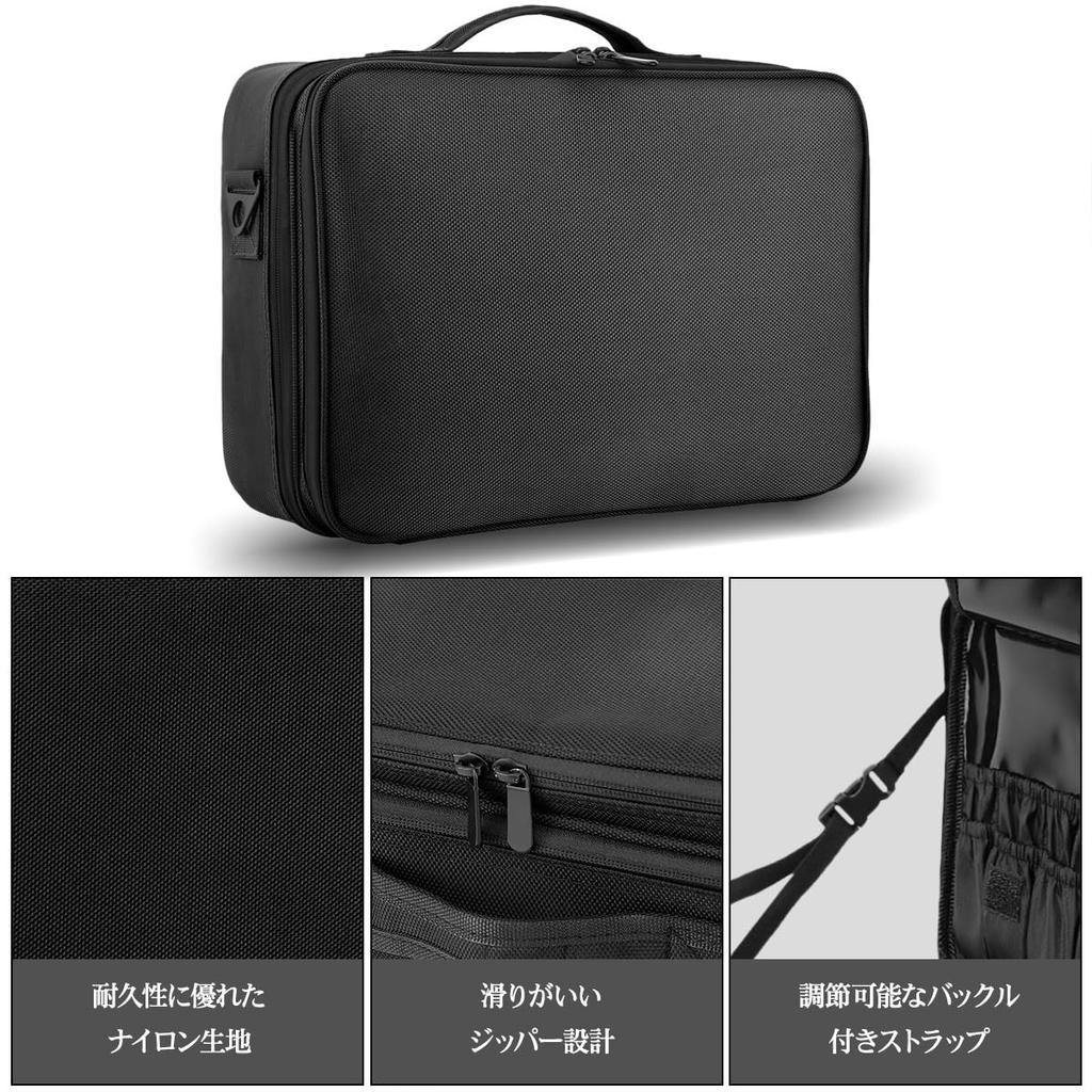 Luxspire Makeup EVA Kosmetická taška na make-up s ramenním popruhem Profesionální a nastavitelná Ideální pro podnikání a funkční Velká Odolná proti nárazům a Ideální pro A