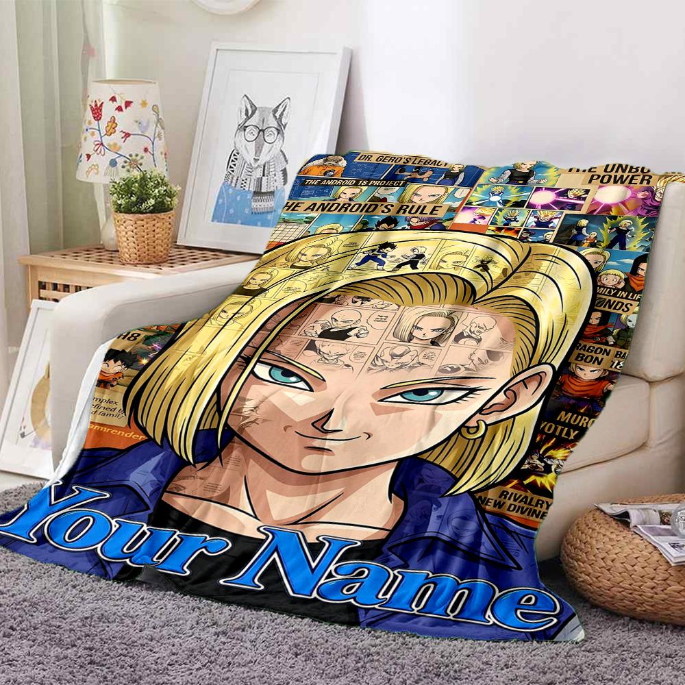 Custom 1Pc Anime Character Face Tattoos Fleece Flannel Blanket Soft Warm Cozy Office Throw For Bedroom Couch Travel Birthday Xmas Gift
