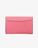 Matt [Refurbished] Toscana Full Grain Leather V Business Card Holder Pink