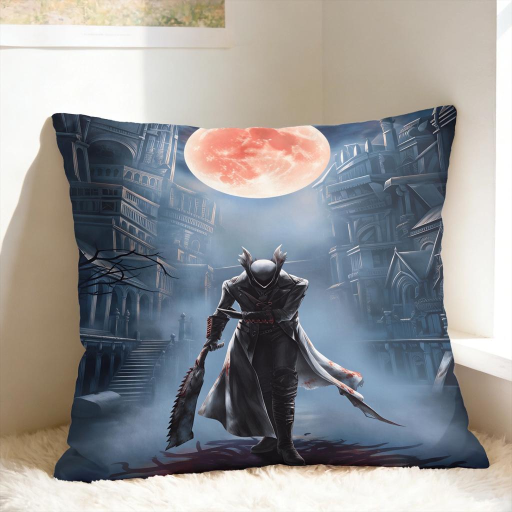 Game Bloodborne Hunter mark Pillow Case  Comfy Pillow Cover Kawaii Cushion Cover For Office Car Home Decor