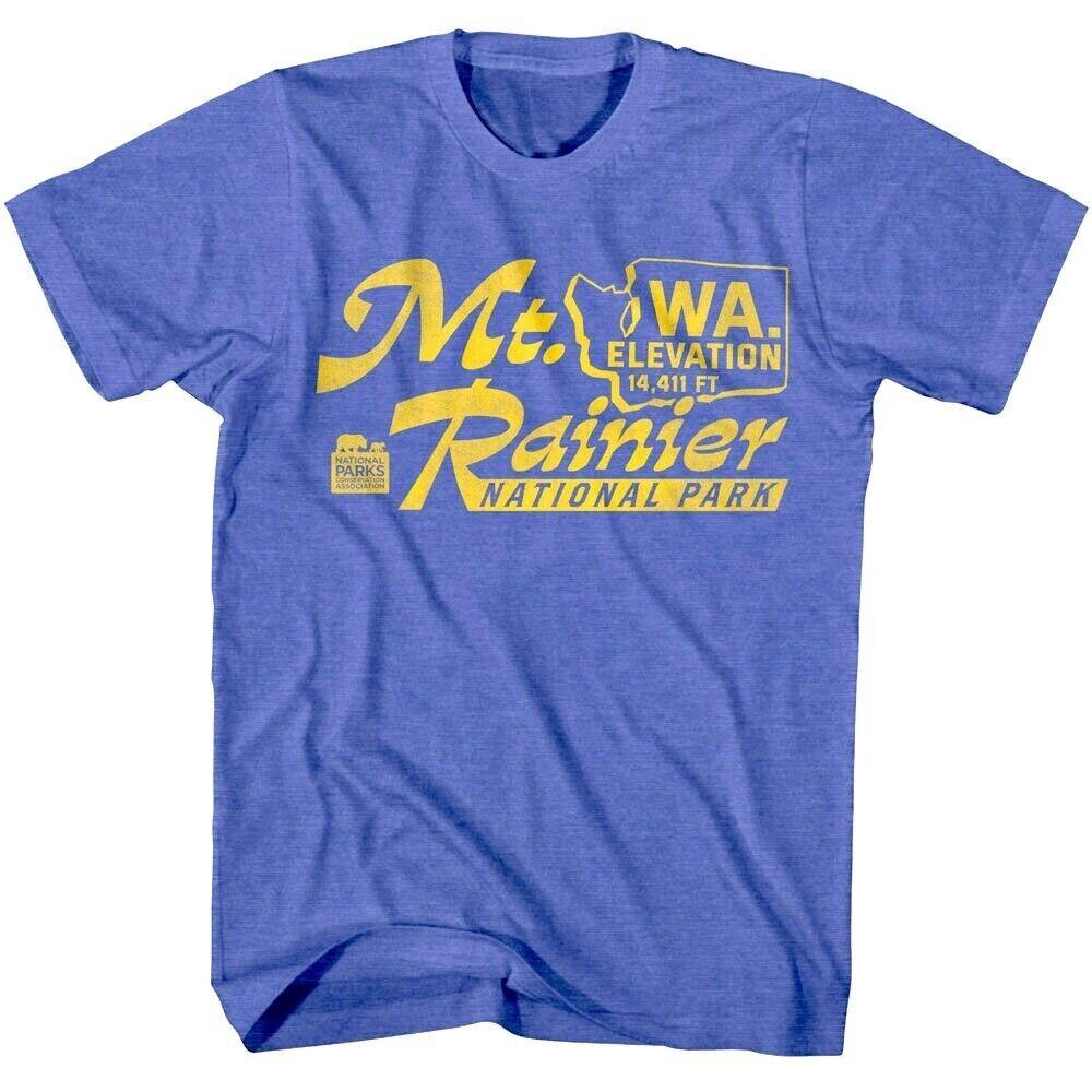 Mt Ranier Elevation Men T Shirt XXXL