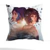 L-Life Is Strange Game Pillow Case Square Double-Sided Printing Short Plush Sofa Cushion Cover Bedroom Bedside Pillow