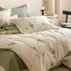 Sleep Grid Thickened Cotton Brushed Digital Printing Series Four Piece Set