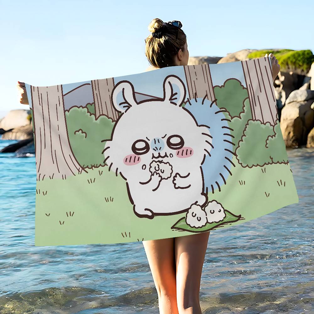 Cartoon M-MomongaS Microfiber Beach Towel Absorbent Quick dry Soft Yoga Swimming Resort Mountain Climbing Towel