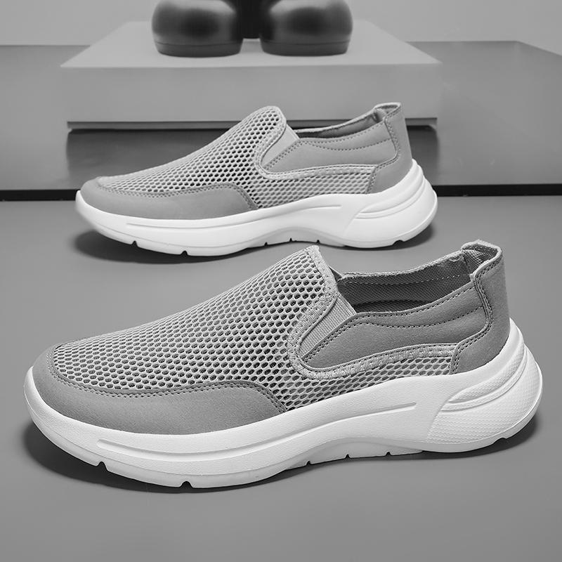 Mode Nouvelles Chaussures Décontractées pour Hommes Maille Respirante Grande Taille Légères Chaussures de Sport d'Été Chaussures de Course à la Mode