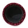 Fleece Lined Velvet Cap Thickened Winter Cap Classic Style Print Hat  Daily Walk