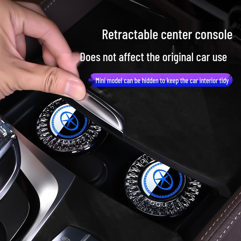 Flame-Retardant Metal Ashtray with Lid for JAC Refine and Yue A60/M5 Models