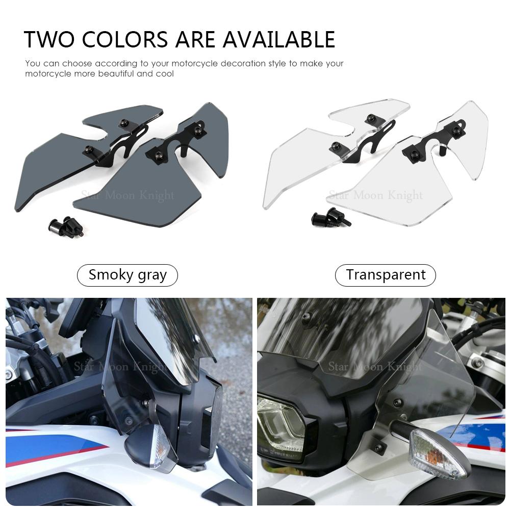 Pro BMW F750GS F850GS F 850 ​​GS 750 2018-up Motocyklové čelní sklo Boční deflektor Ruční sklo Přední vítr