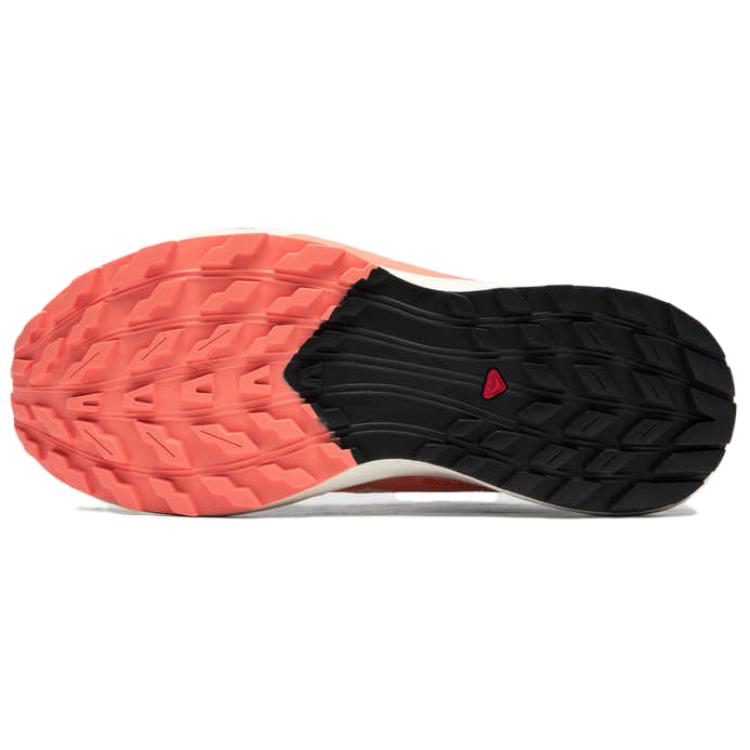 Salomon Sense Ride 5 Comfortable Versatile Non-Slip Durable Low-Top Trail Running Shoes Women sneaker White Pink L47808700