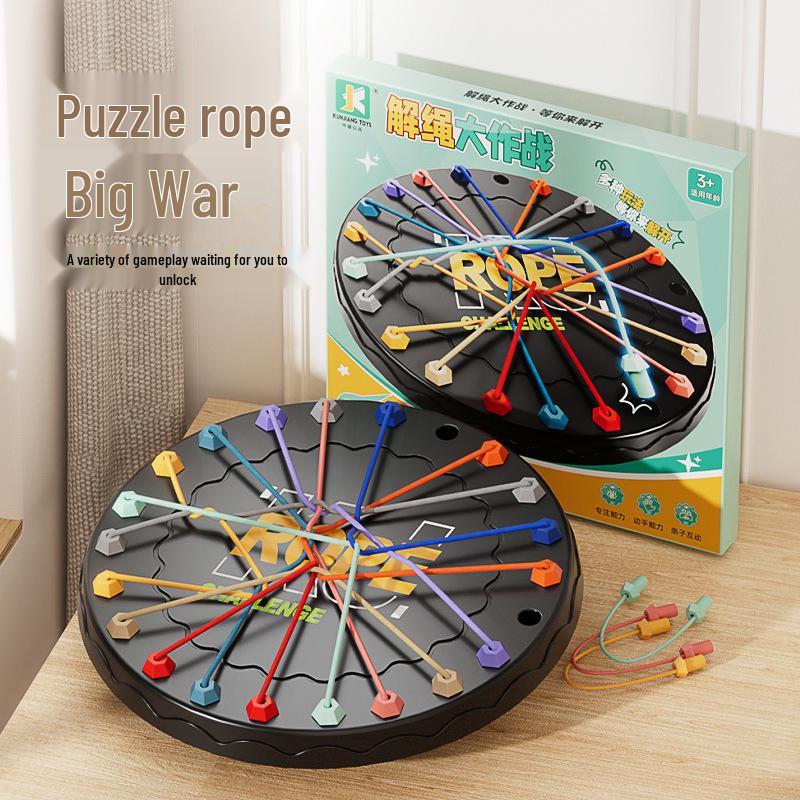 Unravel the Rope: Big Challenge Educational Table Game for Kids