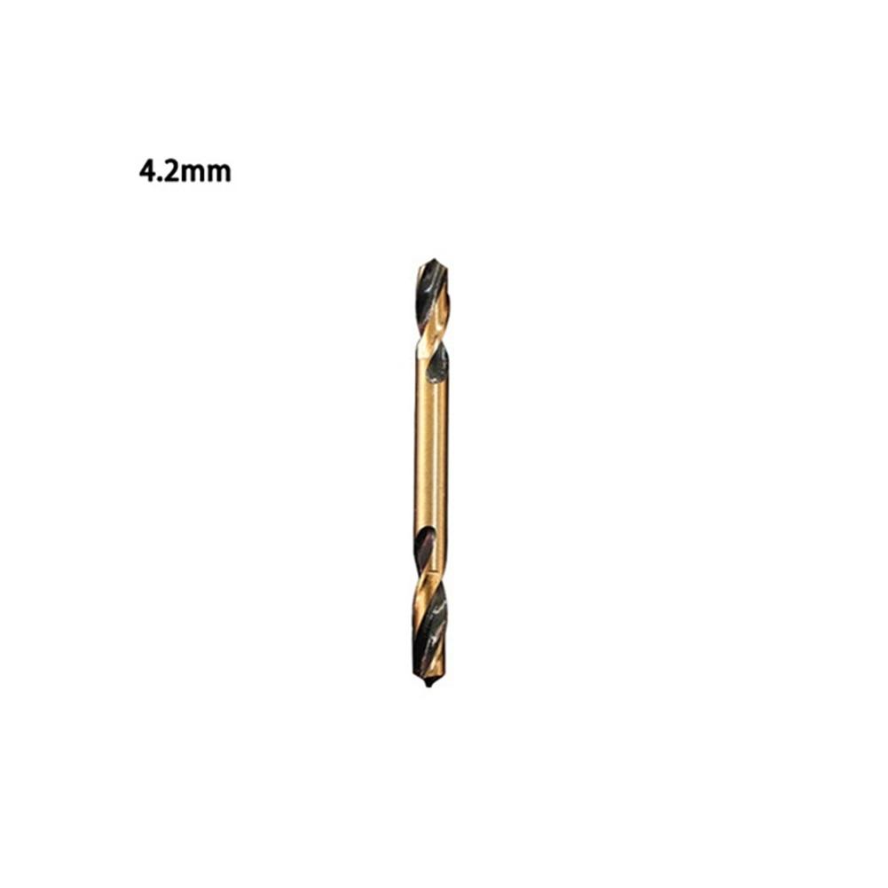 High Speed Steel Doubleheaded Auger Drill Bit 1pc For Drilling For Metal Wood with Hand Drill and Electric Drill