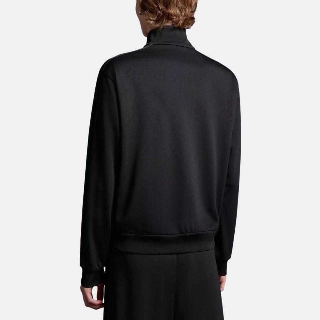 Moncler Moncoeur Motif Zip-Up Sweatshirt Men Jacket Black I2-091-8G00065-899A1-999