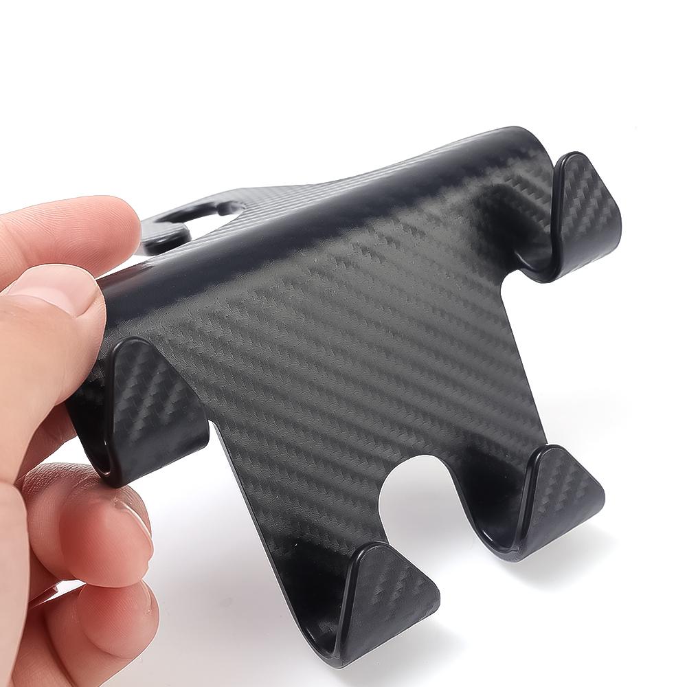 Multi-functional Car Back Seat Hooks Carbon Fibre  Headrest Hanging Holder Rear Seat Storage Bracket Wire Sorter Hook