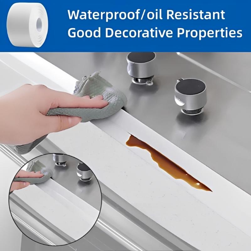 Kitchen Bathroom Waterproof Tape Seam Sealing Strip Waterproof Strip Seam Line Pasting Kitchen Bathroom Accessories