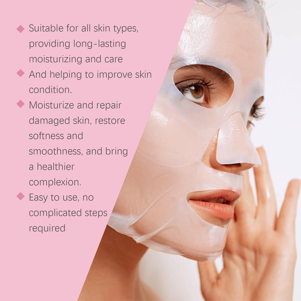 Hoygi Collagen Hydrating Face Mask For Smooth Glowing Skin Nourishing Beauty Care