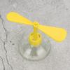 Dekoracyjna przyssawka do kasku z gumy i plastiku do kasku motocyklowego(Żółty)