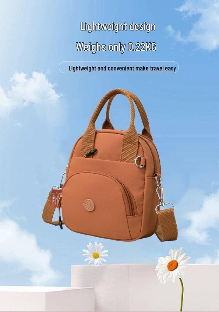 2026 Versatile Women's Crossbody Backpack & Handbag - Single Shoulder, Casual, Water-Repellent Nylon