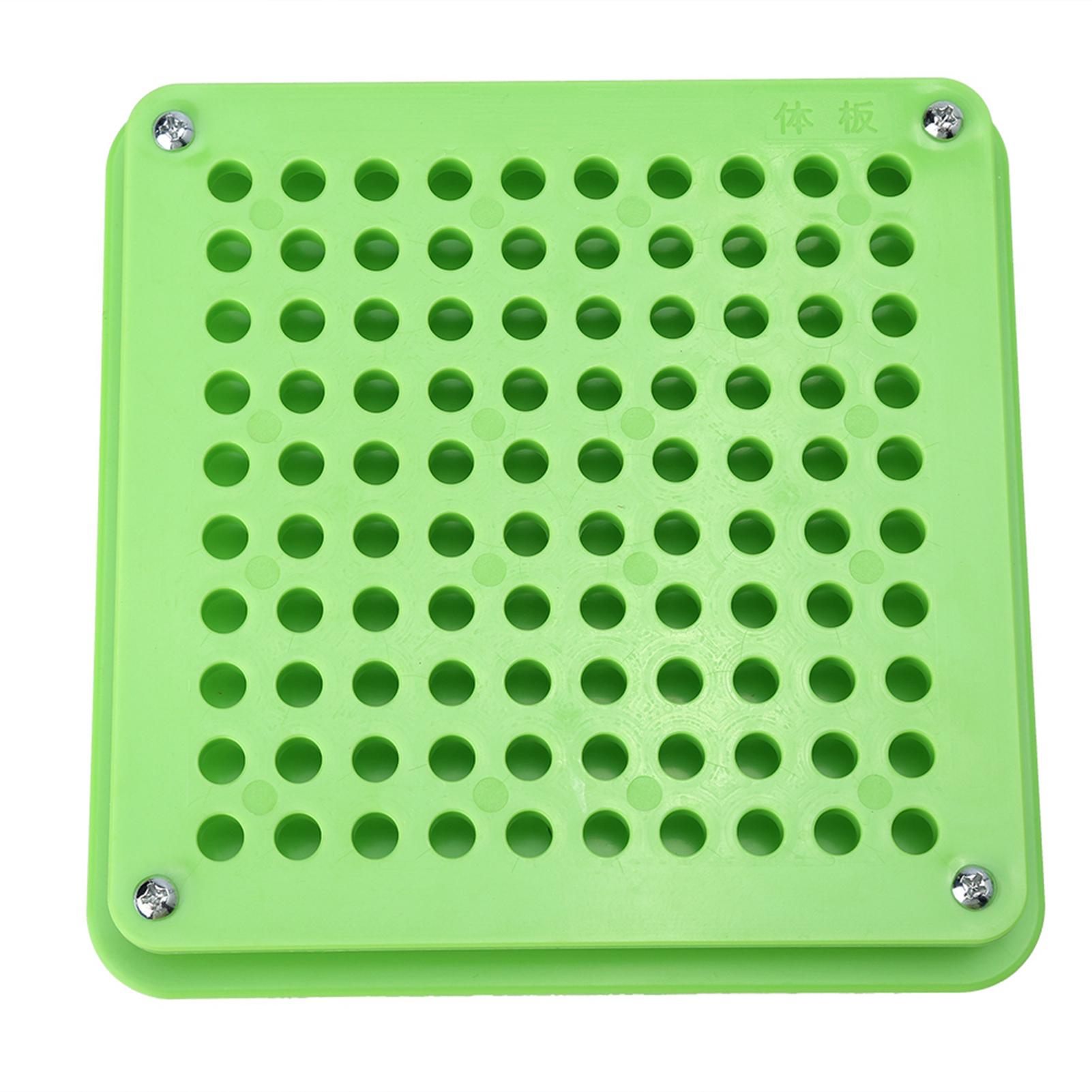 

Пластиковый 100-отверстий 0 # капсульный наполнитель для порошка, ручной станок для наполнения(бежевый) зелёный