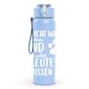 1PC Light Grey Simple Text Print 750ml Color Plastic Sports Water Bottle Leakproof Flip Straw Lid Suitable for Sports Office Home Use