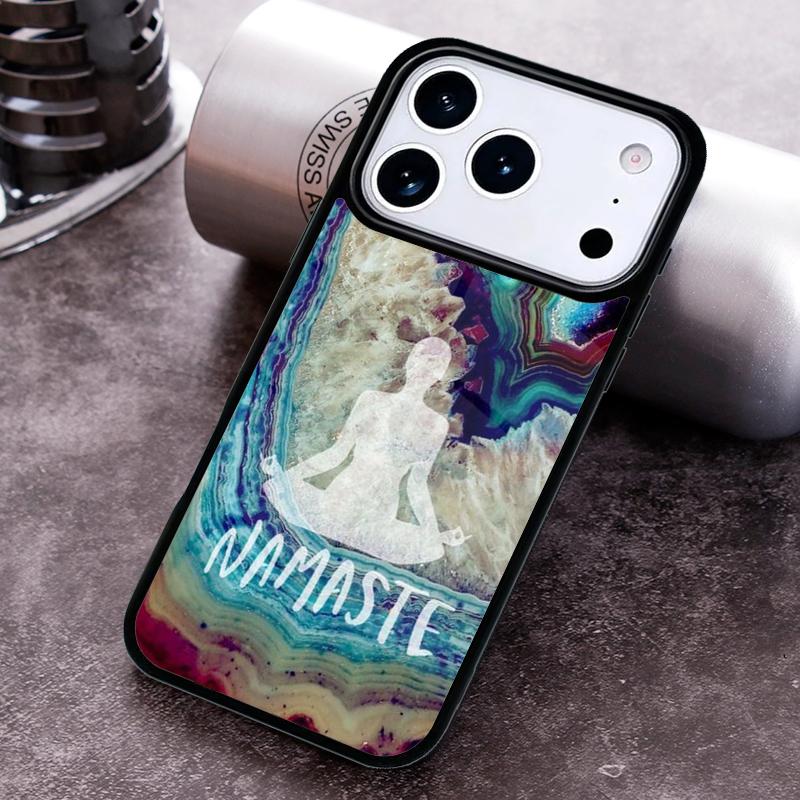 Mandala Chakra Yoga Phone Case for iPhone 17 16 15 Pro Max Air 14 13 12 11 Plus Shockproof Capa Cover