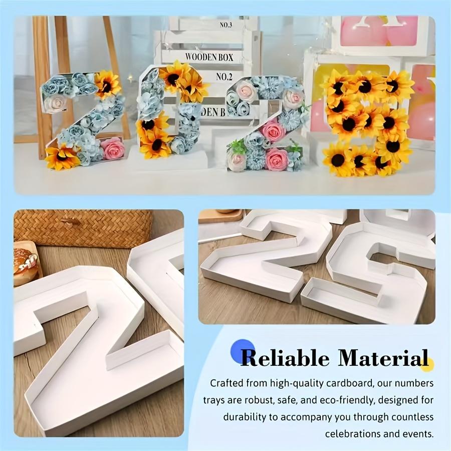 1pc Number Candy Box Snack Box Creative Graduation Fruit Platter Sum Snack Plate