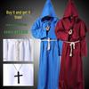 Halloween Mittelalterlicher Mönch Zauberer Priester Cosplay Robe