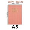 A5 2027 Agenda Book with Calendar Diary Weekly Planner New Notebooks  School Office Supplies