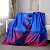 1pc Glowing Bloom Blanket, Lightweight Flannel Throw Blanket for Sofa, Bed, Travel, Camping, Living Room, Office, Couch, Chair, and Bed