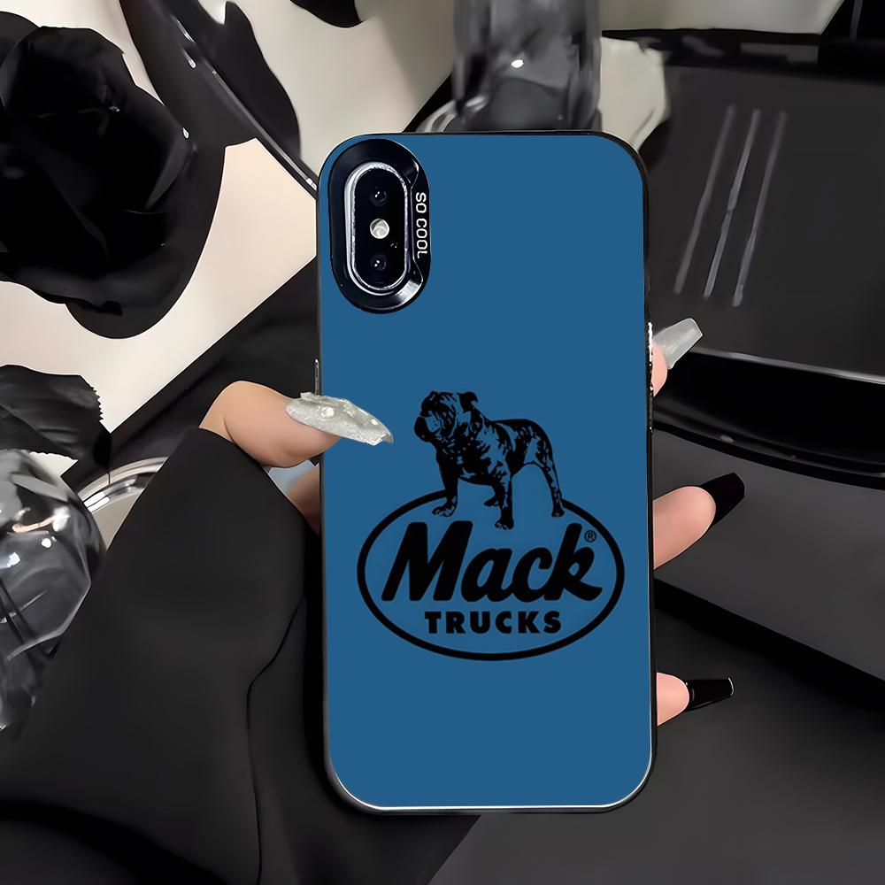 M-mackS Truck-k Logo Phone Case For IPhone 17 Air 16 E 15 14 Plus 13 12 11 Pro Max Colored Silver Cover