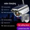 2025 Solar Surveillance Light with Voice Prompt and Auto Sensing for Outdoor Use