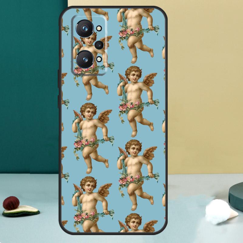 Renaissance Angels In Sky For Realme GT 7 Pro GT 5 6 6T C67 C61 C55 C53 C51 C21Y C25S C75 10 11 12 13 14 Pro Plus Case