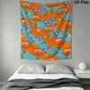 The Amazing World of Gumball Wall Tapestry Aesthetic Wall Hanging Printed Fabric Blanket Decorative Tapestries for Bedroom Living Room Home Decor
