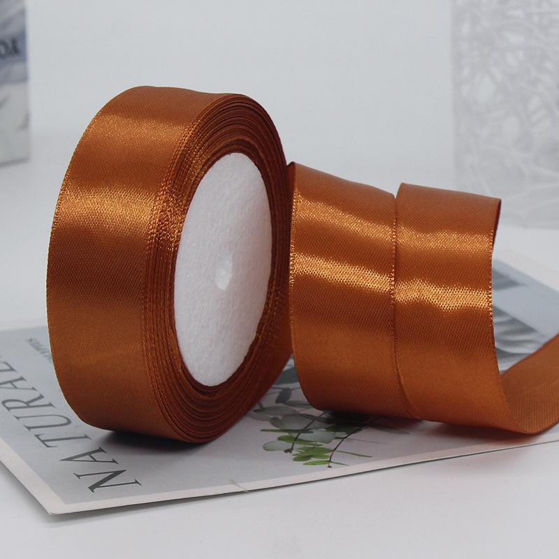 25Yards/Roll 40mm Satin Ribbons DIY Bow Handmade Gift Packing Artificial Silk Roses Crafts Supplies Sewing Accessories Material