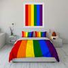 Rainbow-colored Vertical Stripes. Bedding Sets Duvet Cover Sets Duvet Covers Pillowcases(1 * Duvet Cover 2 * Pillowcases Without Duvet Insert)