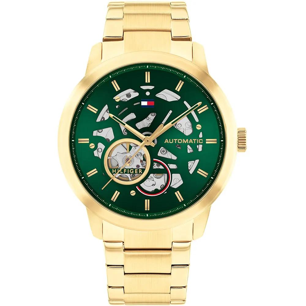 

Tommy Hilfiger 1710662 Men s Automatic Mechanical Watch зелёный