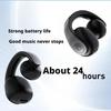 Bluetooth 5.4 Einzel-Ohrhörer Ohrclip Schmerzfreies Tragen Sport-Headset mit HD-Mikrofon Low-Latency-Ohrhörer