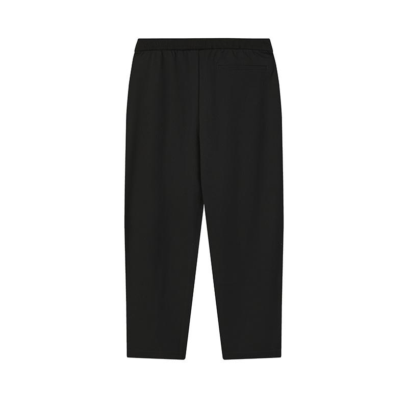 Fila White Fashion Classic Simple Basic Solid Color Casual Versatile Comfortable Knitted Sports Pants Men bottoms Black F11M623609FBK