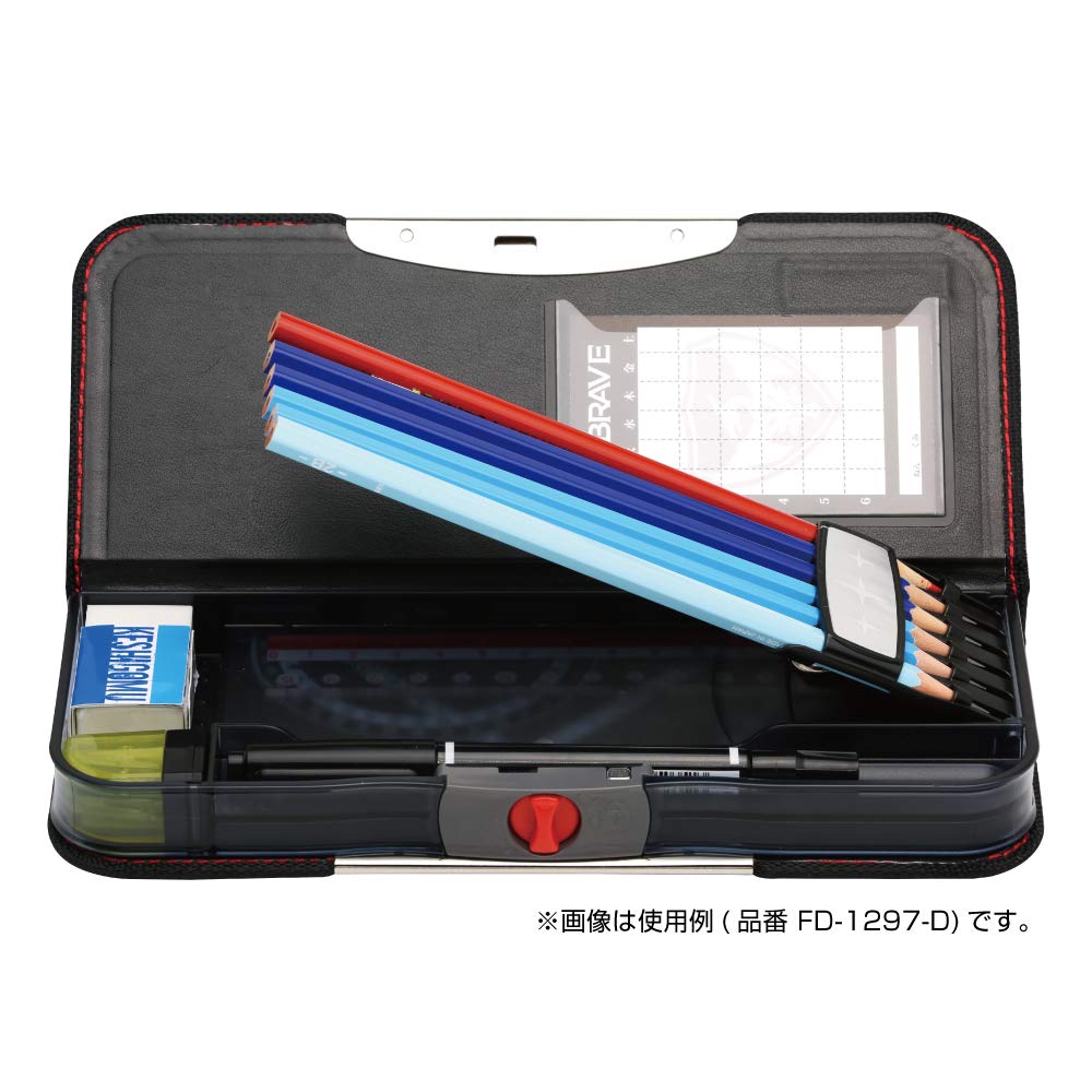 Sonic Alrock Slim Tough Cover Pencil Double-Sided Case, Brave, Black, FD-1297-D