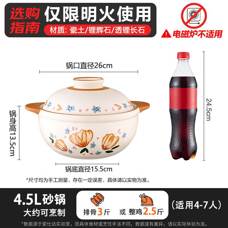 ASD 4.5L Ceramic Casserole Pot