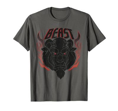 Disney Beauty and the Beast Angry Beast Flame T-Shirt