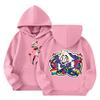 Child Fashion Lightweight Long Sleeve Pullover With Pockets  Print Hoodie