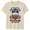 Tolle Väter haben Tattoos und Bärte Vatertags-T-Shirt