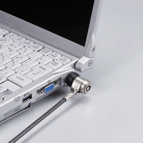 BUFFALO Stiftzylinder-Drahtschloss (kompatibel mit einheitlichem Schlüssel) BSL05S01