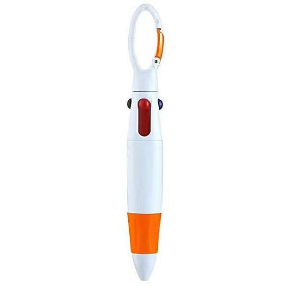 

Press-Type Carabiner Ballpoint Pen - Creative Promotional Pocket Pen for Exhibitions 1.0 mm