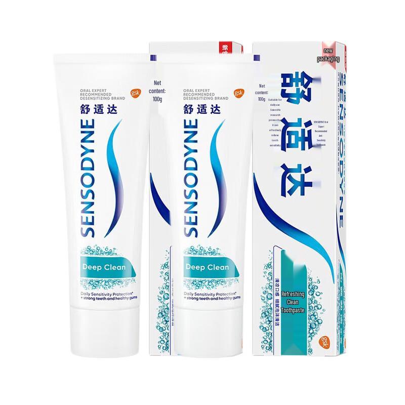 Sensodyne Fresh Mint Sensitivity Toothpaste Twin Pack