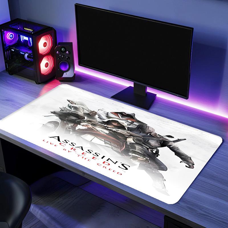 A-Assassin's Creed Mouse Pad - Non-Slip Rubber Base, Smooth Surface for Work,Gaming,Office,And Home Use, Desk Mouse Pad
