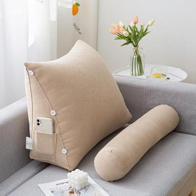 Mehrzweckkissen: Dreieckskissen und waschbare Kopfstützensofas für Nachttische und Erkerfenster im Büro