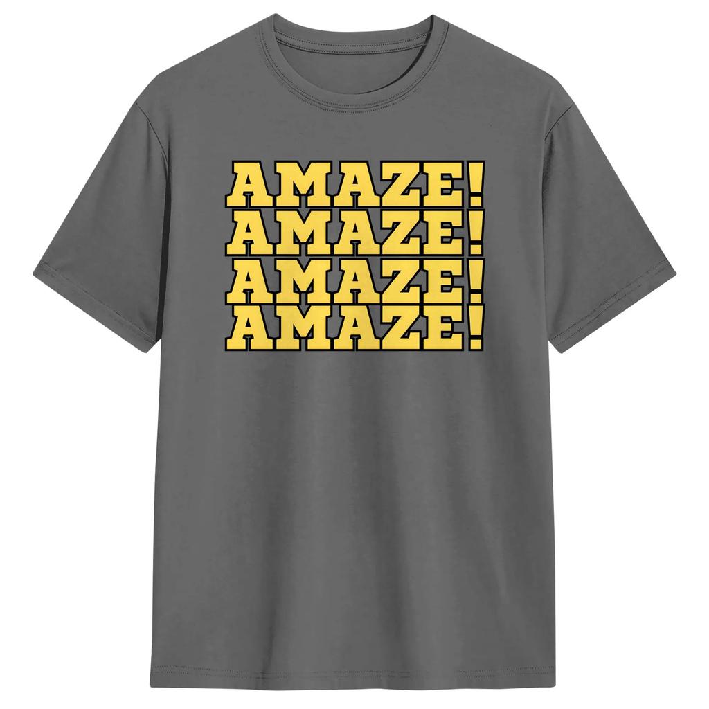 Unisexs Tshirts Amaze Project Hail Mary Yellow Vintage 100 Cotton Tees Short Sleeve T Shirt Round Collar Clothing New Arrival